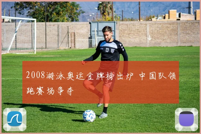 2008游泳奥运金牌榜出炉 中国队领跑赛场争夺